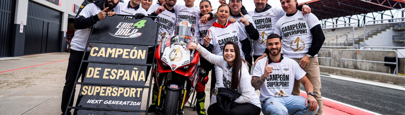 Il team Speed Racing è campione di Spagna in Supersport con le pompe radiali Accossato