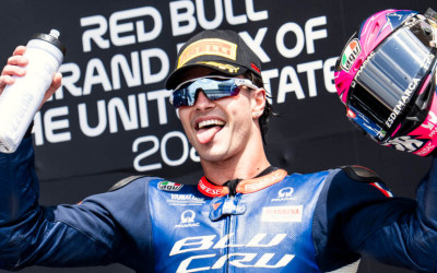 Accossato celebra il podio di Izan Guevara in Moto2 al GP delle Americhe