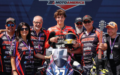 Alessandro di Mario makes history and wins the MotoAmerica Twin Cup